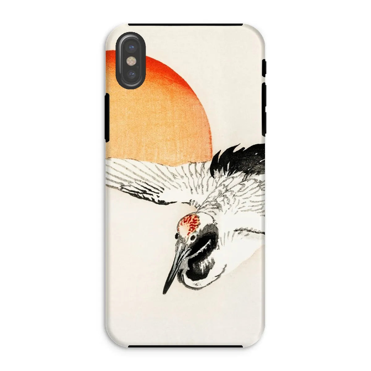 Flying Crane Japanese Aesthetic Phone Case - Kōno Bairei - Iphone Xs / Matte - Mobile Phone Cases - Aesthetic Art