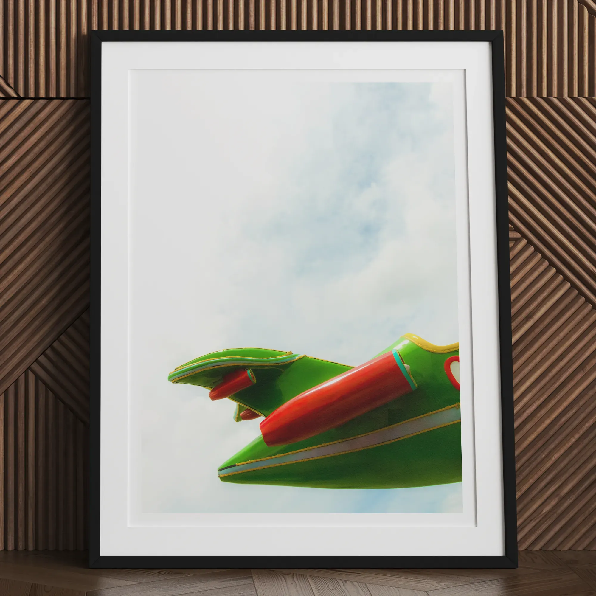 Flying High 3 Art Print - Amusement Park Airplane - Posters Prints & Visual Artwork - Aesthetic Art