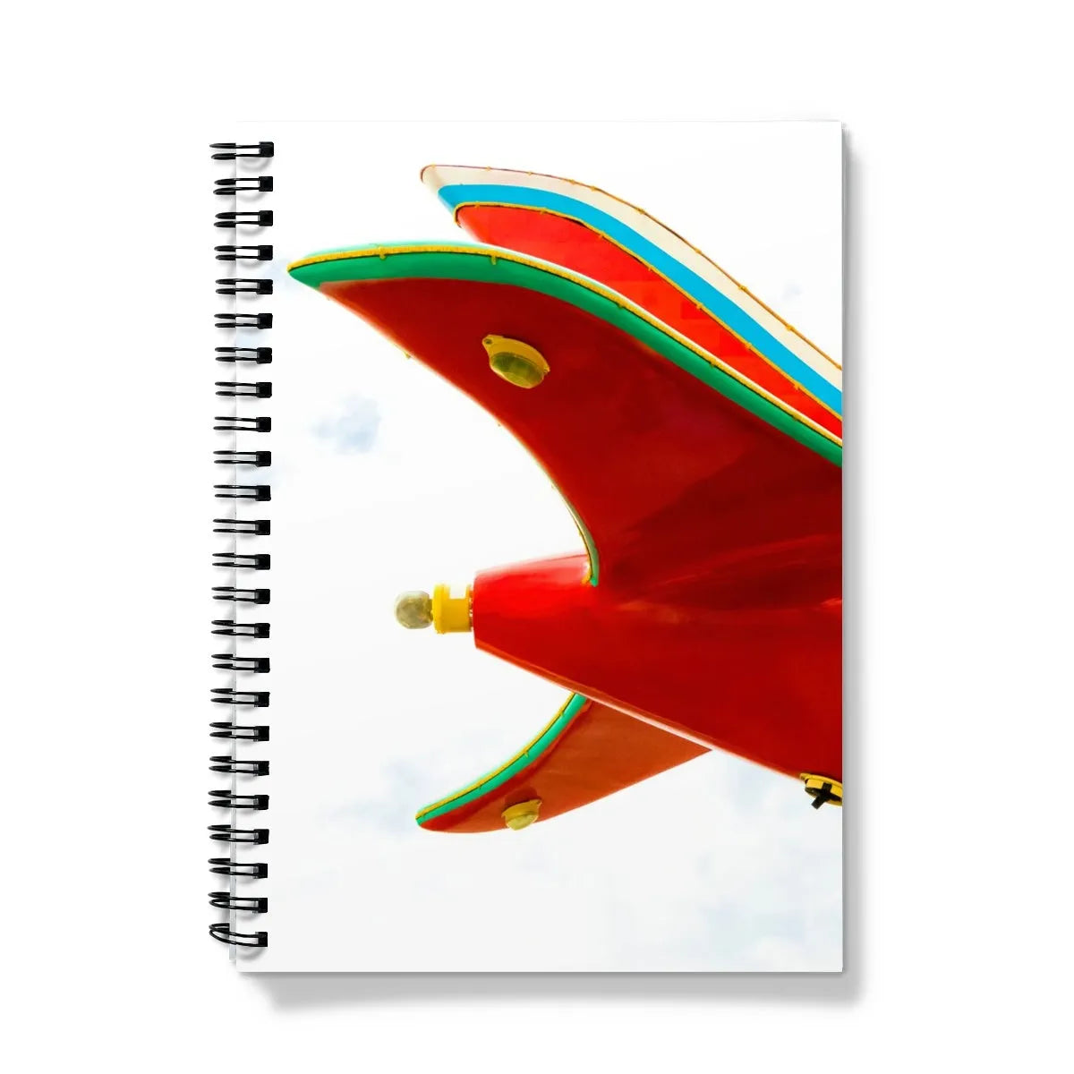 Flying High 5 Notebook - A5 - Graph Paper - Notebooks & Notepads - Aesthetic Art