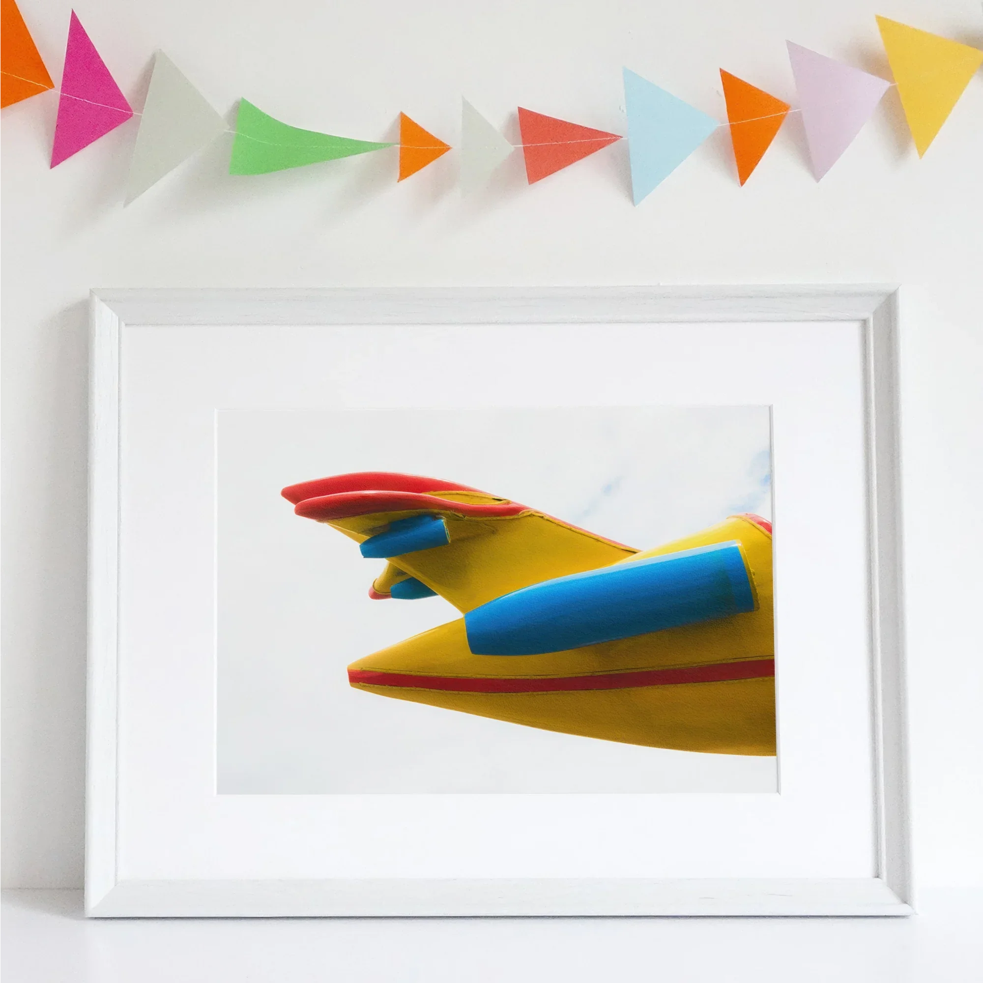 Flying High 7 - Amusement Park Airplane Art Print Posters Prints & Visual Artwork