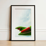 Flying High - Amusement Park Airplane Art Print / Canvas, 12x16’’ / 31x41cm / Black Frame / Matboard, Posters Prints & Visual Artwork, Toby