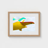 Flying High - Amusement Park Airplane Art Print / Canvas Vintage, Vibrant Prints