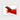 Vibrant Red Glossy Airplane Tail Fin Teal Gold Amusement Park, Art Catapults, Retro Design Meets Avant-garde Photography