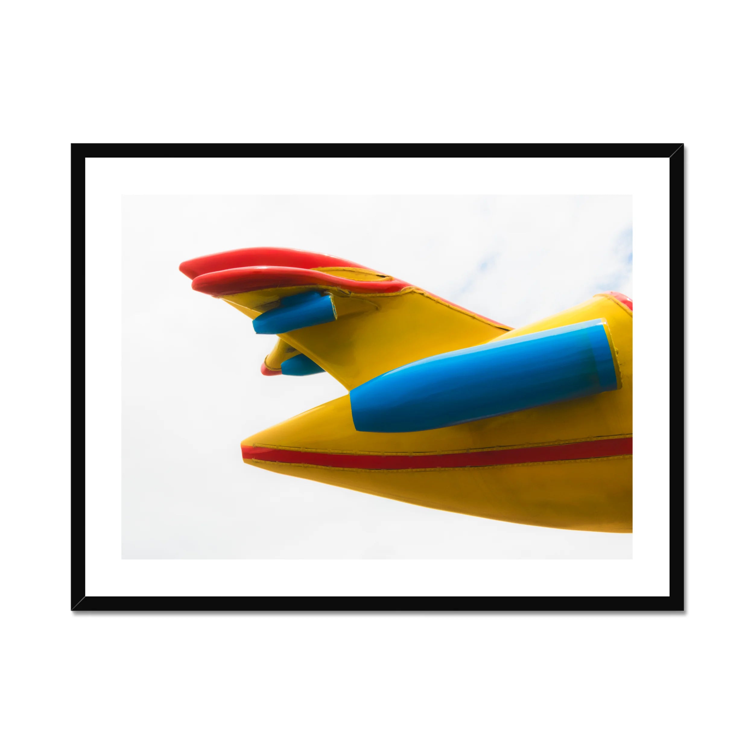 Flying High - Amusement Park Airplane Art Print