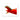 Flying High - Amusement Park Airplane Art Print, Red Rocket Ship Tail Fins