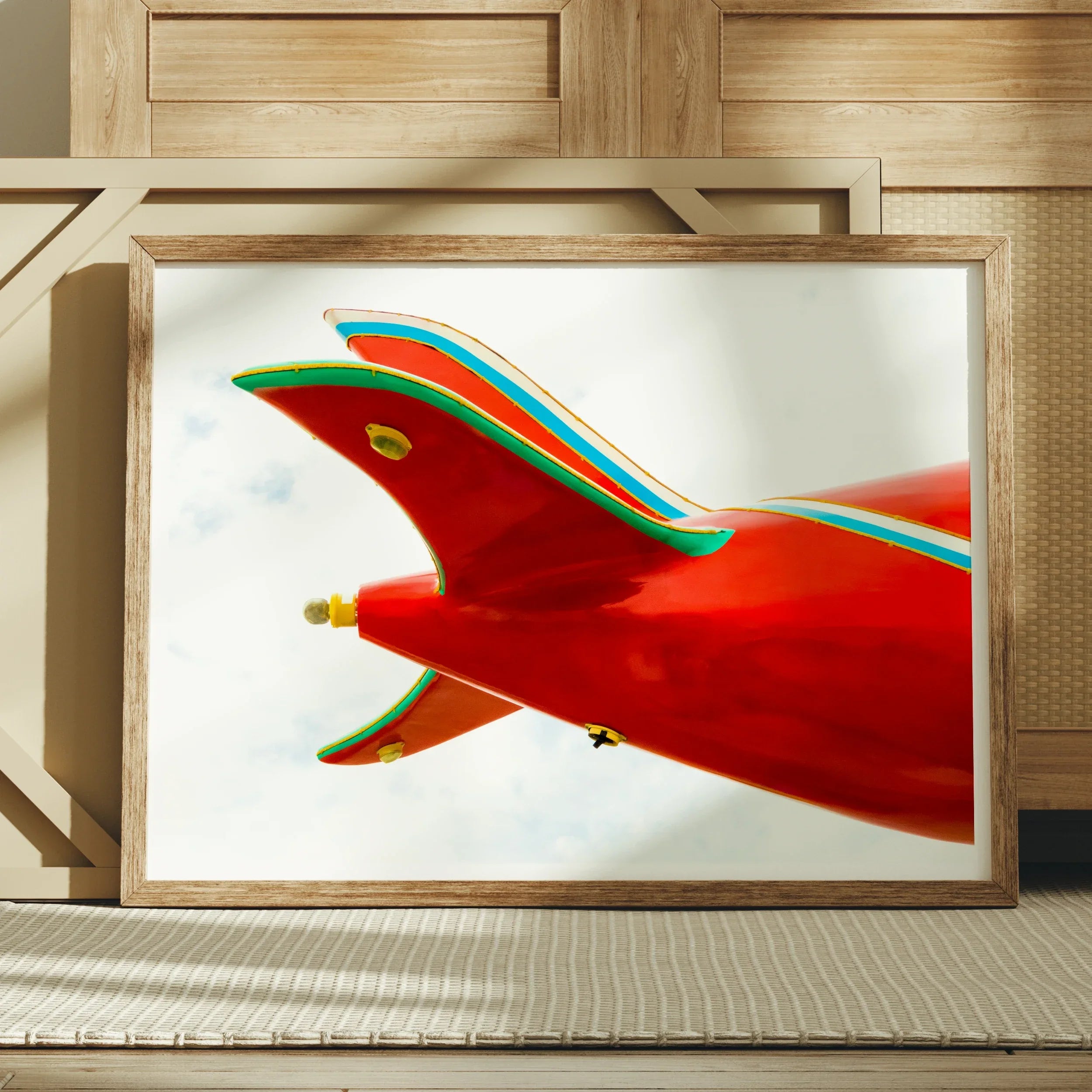 Flying High - Amusement Park Airplane Art Print