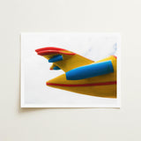 Flying High - Yellow Carnival Airplane Art Print / Canvas Amusement Park, Technicolor Dreamscape Prints