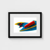 Flying Higher - Amusement Park Airplane Art Print / Canvas Mid-century Carnival Delights, Technicolor Dreamscape, Prints