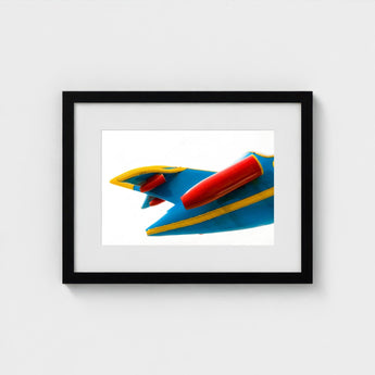Flying Higher - Amusement Park Airplane Art Print / Canvas Mid-century Carnival Delights, Technicolor Dreamscape, Prints