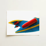 Flying Higher - Amusement Park Airplane Art Print / Canvas, 16x12’’ / 41x31cm / Unframed / no Border, Posters Prints & Visual Artwork, Toby