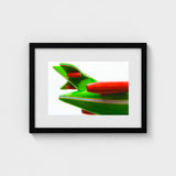 Flying Highest - Amusement Park Airplane Art Print / Canvas, Retro-futuristic Fantasy Prints