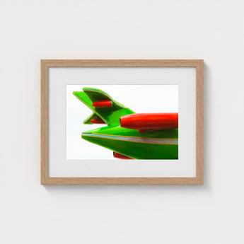 Flying Highest - Amusement Park Airplane Art Print / Canvas, Retro-futuristic Fantasy Prints