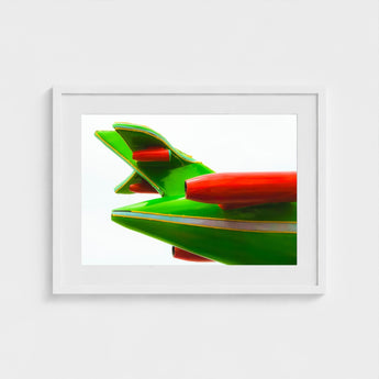 Flying Highest - Amusement Park Airplane Art Print / Canvas, Retro-futuristic Fantasy Prints