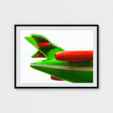 Flying Highest - Amusement Park Airplane Art Print / Canvas, Retro-futuristic Fantasy Prints