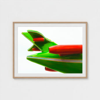 Flying Highest - Amusement Park Airplane Art Print / Canvas, Retro-futuristic Fantasy Prints