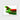 Vibrant Green Red Retro-style Airplane Model Glossy Finish Amusement Park, Art, Retro-futuristic Fantasy