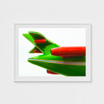 Flying Highest - Amusement Park Airplane Art Print / Canvas, Retro-futuristic Fantasy Prints