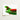 Vibrant Green Red Retro Airplane Tail Fin Glossy Amusement Park, Art, Retro-futuristic Fantasy