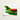 Vibrant Green Red Retro-style Airplane Model Glossy Finish Amusement Park, Art, Retro-futuristic Fantasy