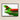 Vibrant Green Red Retro Airplane Tail Fin Gold Amusement Park, Art, Retro-futuristic Fantasy