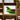 Flying Highest - Amusement Park Airplane Art Print, Framed Artwork Abstract Green Red Airplane Tail Fins
