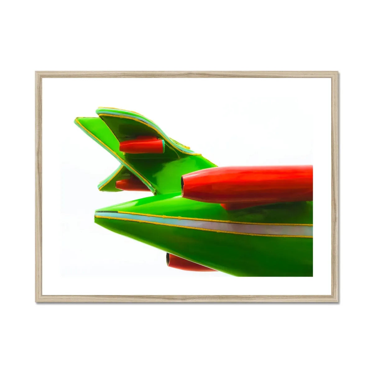 Flying Highest Framed & Mounted Print - 32’x24’ / Natural Frame - Posters Prints & Visual Artwork - Aesthetic Art