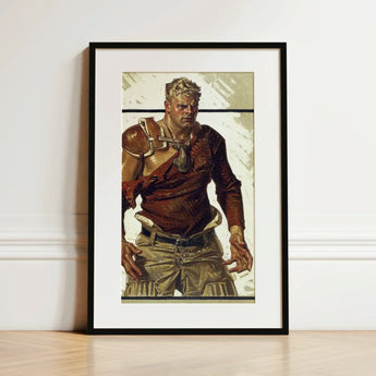 Football Hero - J.c. Leyendecker Art Print / Canvas, Prints