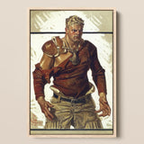 Football Hero - J.c. Leyendecker Art Print / Canvas, Prints