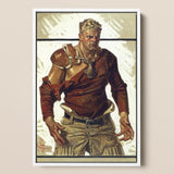 Football Hero - J.c. Leyendecker Art Print / Canvas, Prints