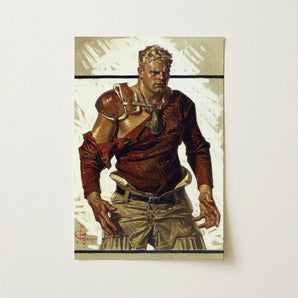 Football Hero - J.c. Leyendecker Art Print / Canvas, Prints