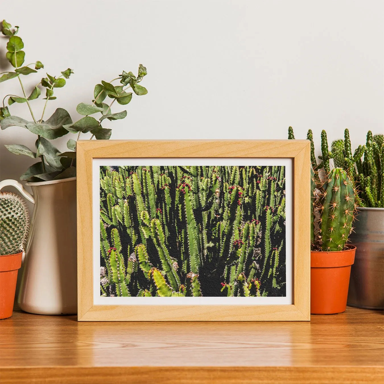 Forest For The Trees - Succulent Art Print - Posters Prints & Visual Artwork - Aesthetic Art