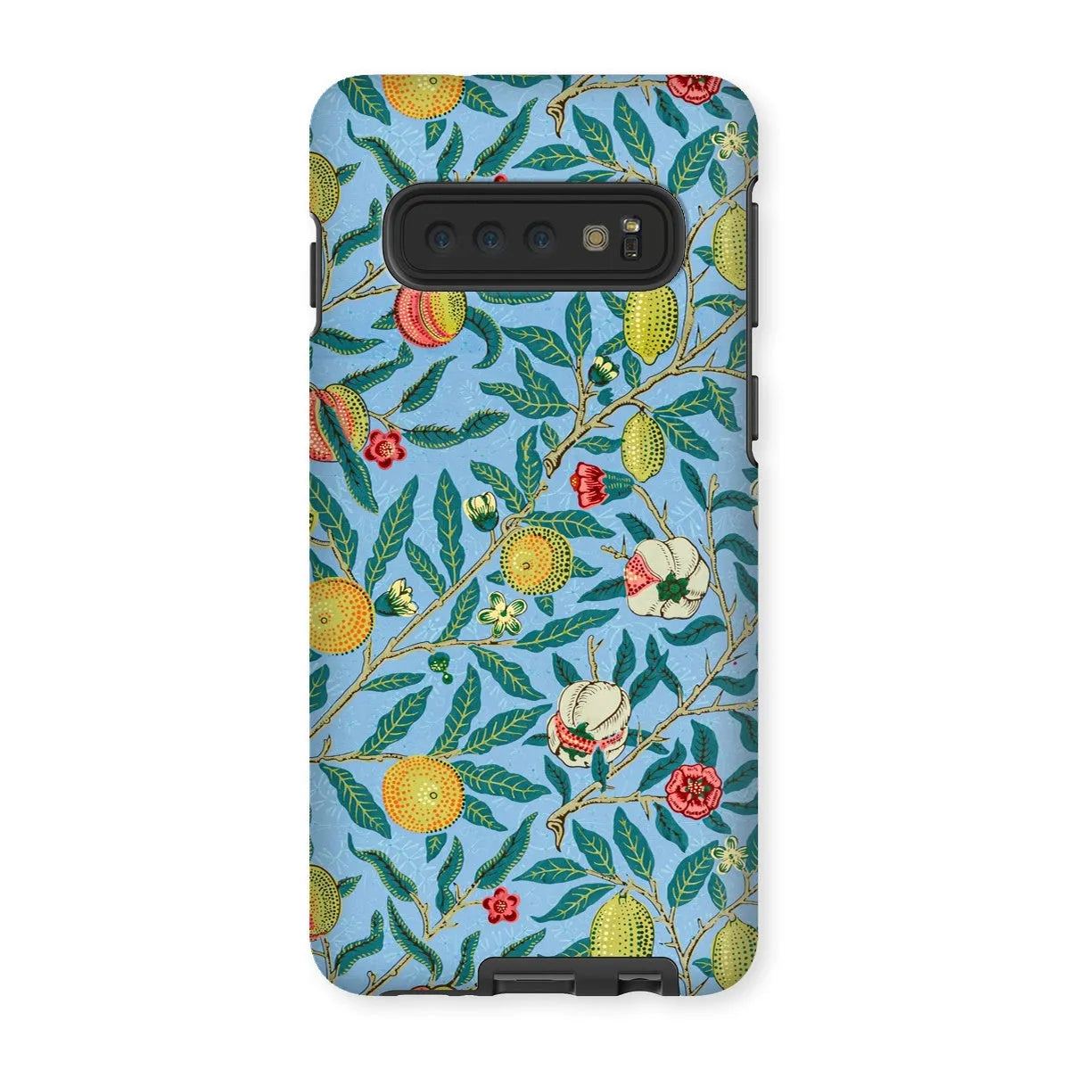 Four Fruits Aesthetic Art Phone Case - William Morris - Samsung Galaxy S10 / Matte - Mobile Phone Cases - Aesthetic Art