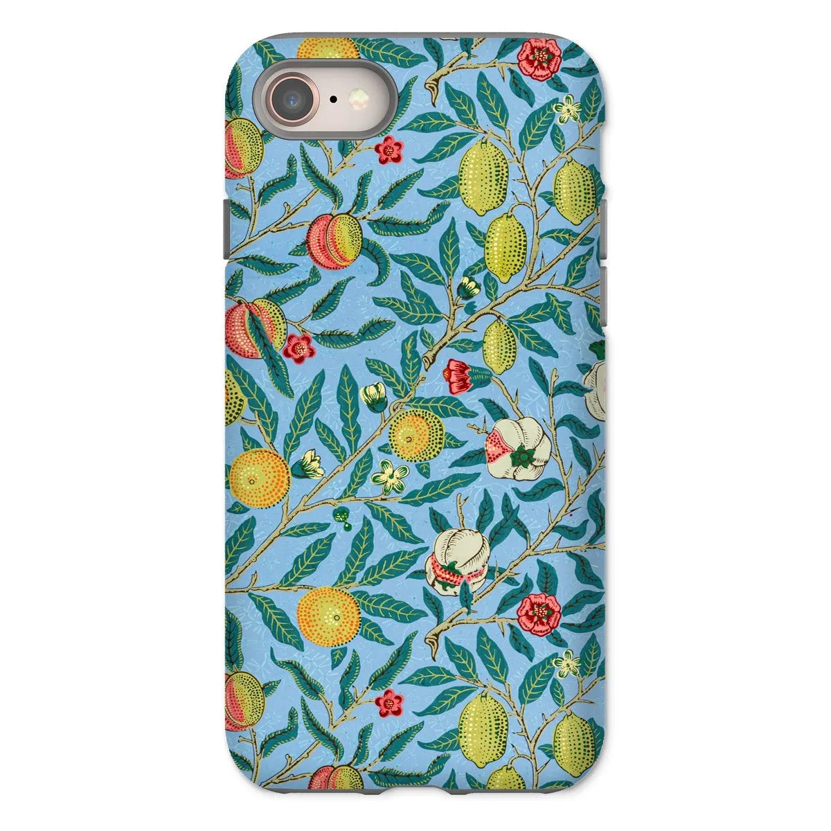 Four Fruits Aesthetic Art Phone Case - William Morris - Iphone 8 / Matte - Mobile Phone Cases - Aesthetic Art