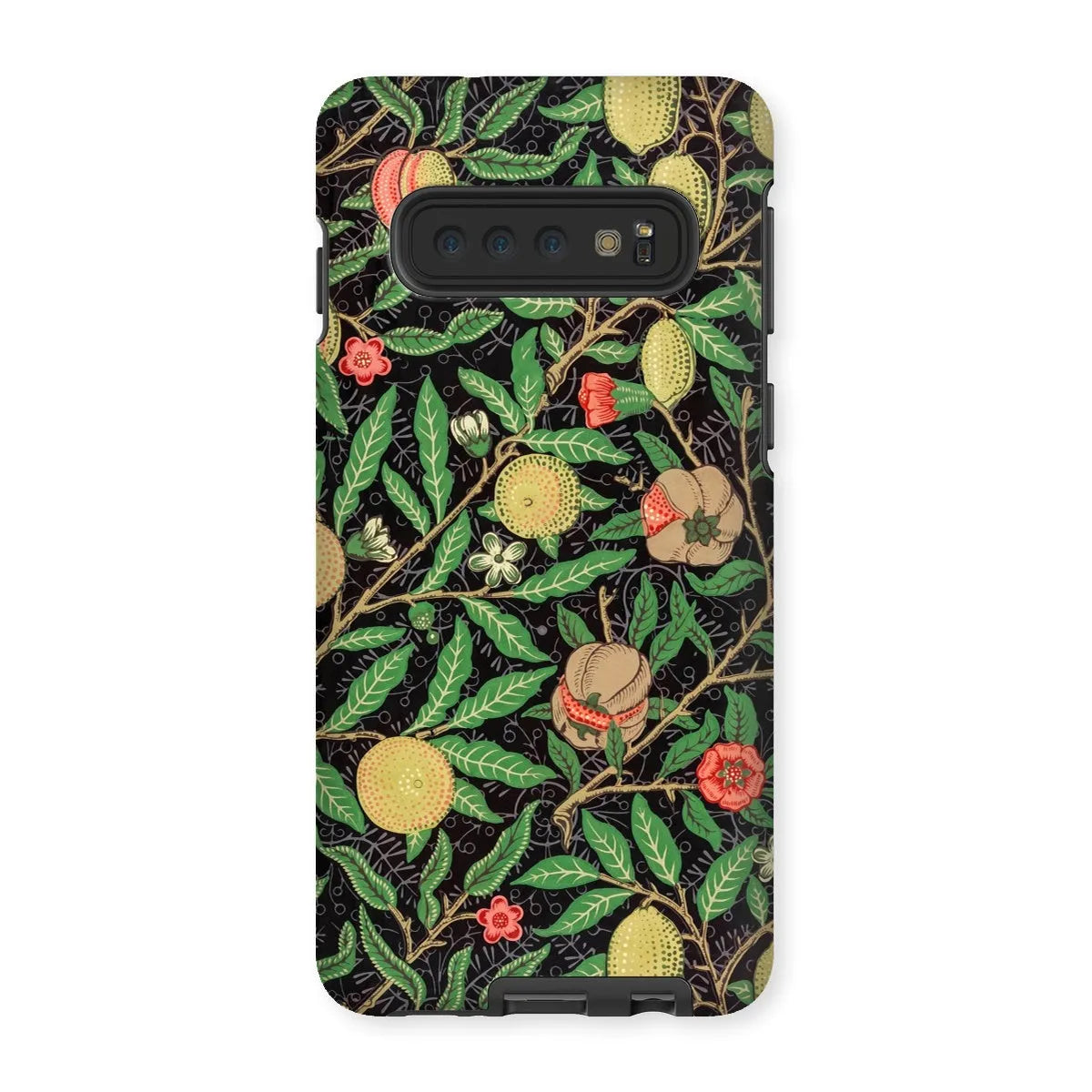 Four Fruits Too Aesthetic Pattern Phone Case - William Morris - Samsung Galaxy S10 / Matte - Mobile Phone Cases