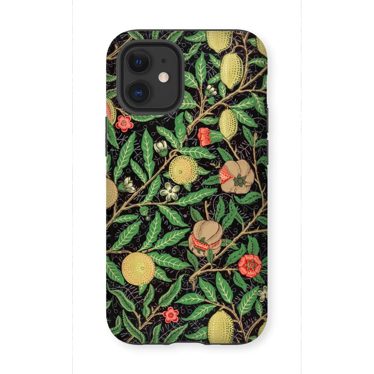 Four Fruits Too Aesthetic Pattern Phone Case - William Morris - Iphone 12 Mini / Matte - Mobile Phone Cases - Aesthetic