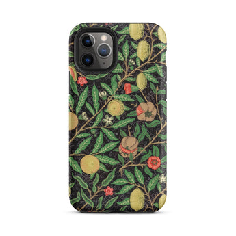 Four Fruits too - William Morris Aesthetic Iphone Case, 11 Pro / Matte, Floral Patterned Phone Case