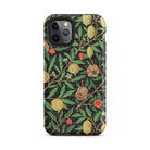 Four Fruits too William Morris Aesthetic Iphone Case, 11 Pro / Matte, Floral Patterned Phone Case