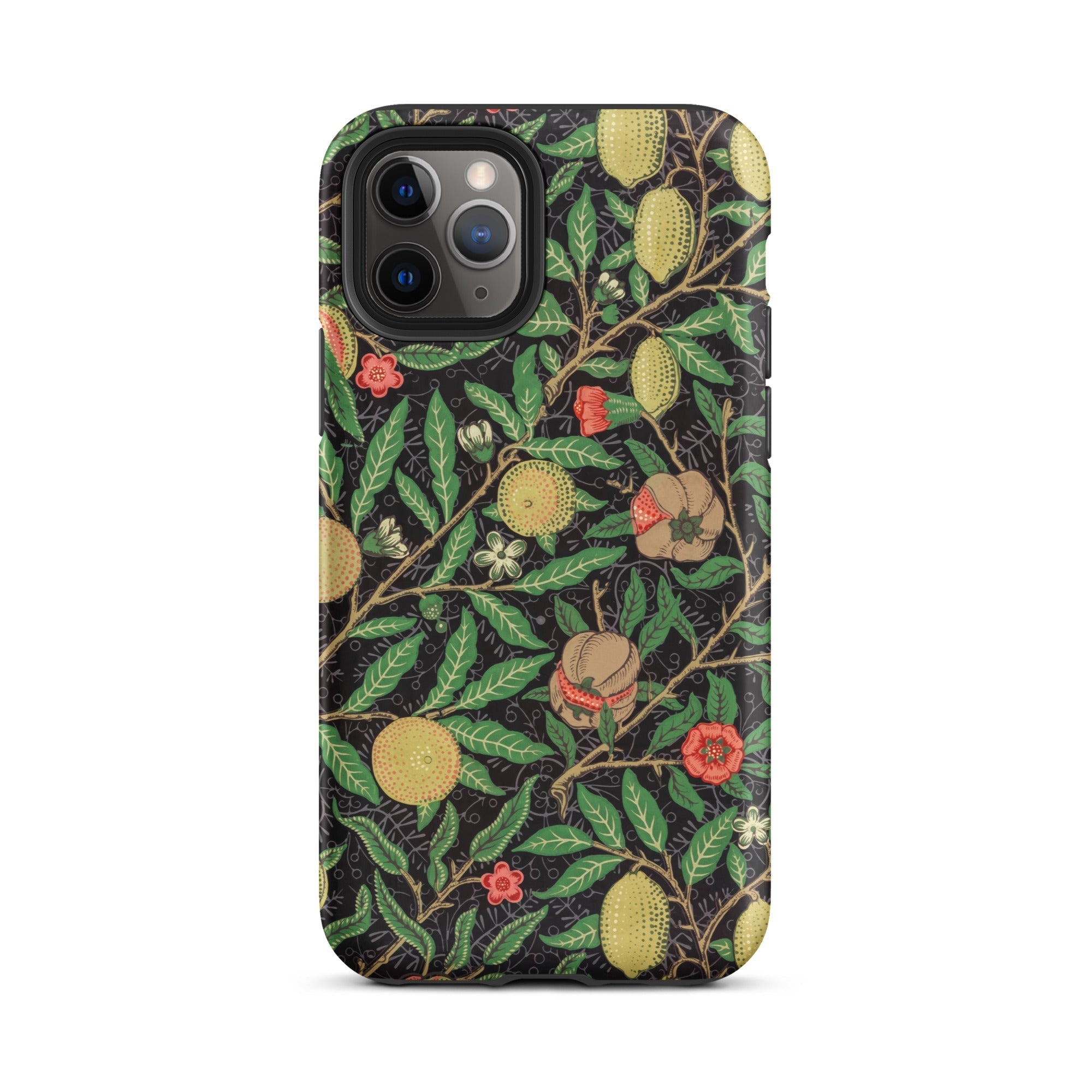 Four Fruits too William Morris Aesthetic Iphone Case, 11 Pro / Matte, Floral Patterned Phone Case