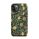Four Fruits too William Morris Aesthetic Iphone Case, 11 Pro Max / Matte, Floral Patterned Phone Case