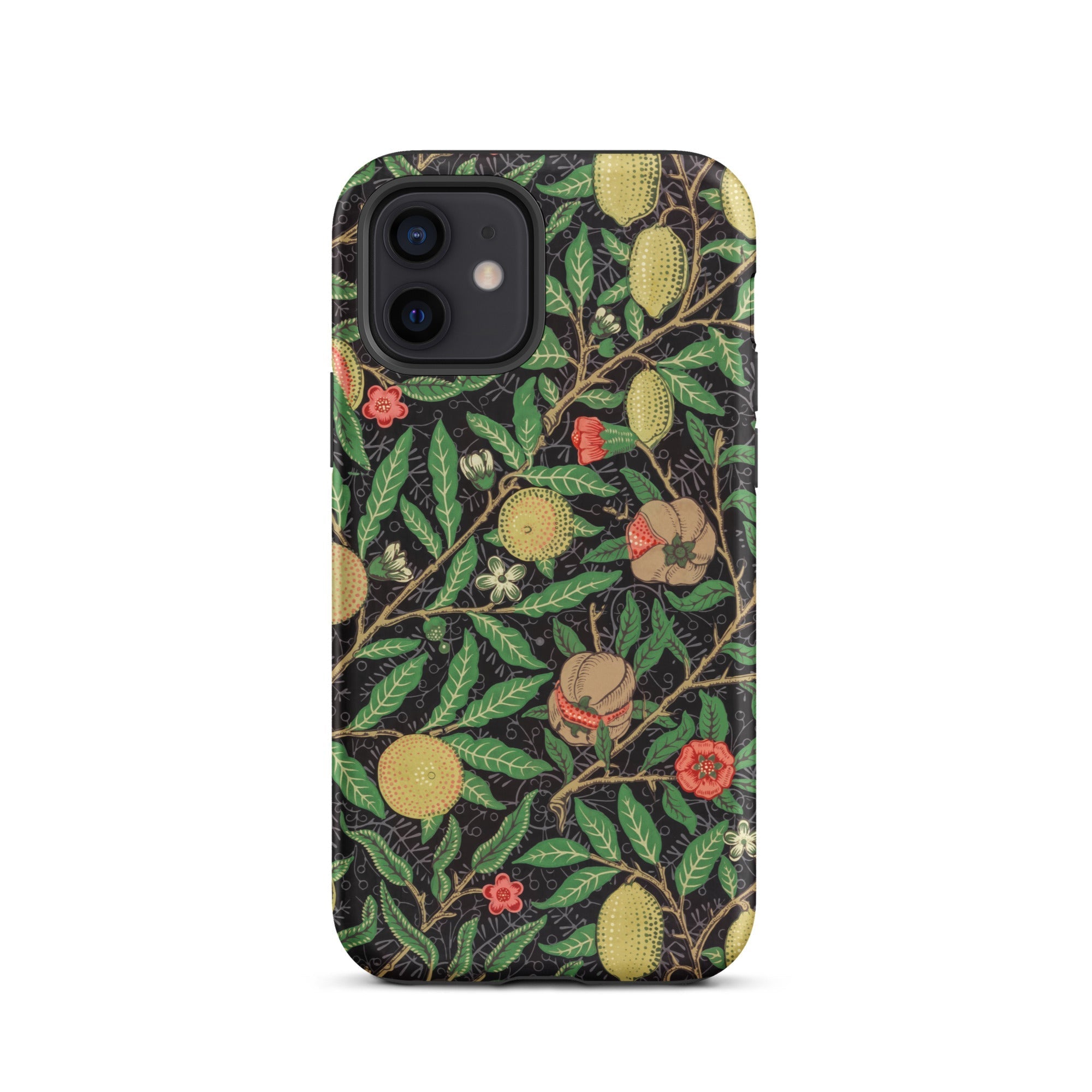 Four Fruits too William Morris Aesthetic Iphone Case, 12 / Matte, Floral Patterned Phone Case