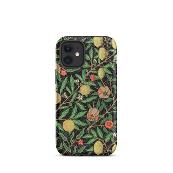 Four Fruits too - William Morris Aesthetic Iphone Case, 12 Mini / Matte, Floral Patterned Phone Case