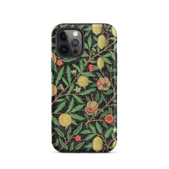Four Fruits too - William Morris Aesthetic Iphone Case, 12 Pro / Matte, Floral Patterned Phone Case