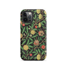 Four Fruits too William Morris Aesthetic Iphone Case, 12 Pro / Matte, Floral Patterned Phone Case