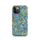 Four Fruits - William Morris Aesthetic Iphone Case, 12 Pro / Matte, Floral Patterned Phone Case