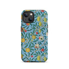 Four Fruits William Morris Aesthetic Iphone Case, 13 / Matte, Floral Patterned Phone Case