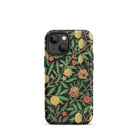 Four Fruits too William Morris Aesthetic Iphone Case, 13 Mini / Matte, Floral Patterned Phone Case