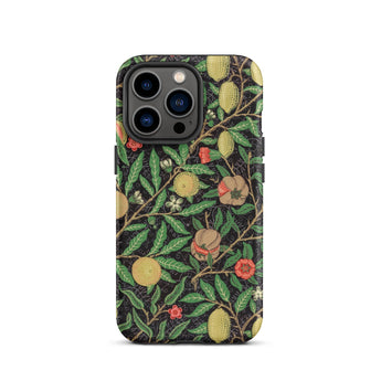 Four Fruits too - William Morris Aesthetic Iphone Case, 13 Pro / Matte, Floral Patterned Phone Case