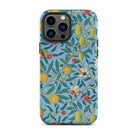Four Fruits William Morris Aesthetic Iphone Case, 13 Pro Max / Matte, Floral Patterned Phone Case