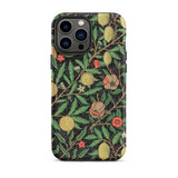 Four Fruits too - William Morris Aesthetic Iphone Case, 13 Pro Max / Matte, Floral Patterned Phone Case