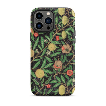 Four Fruits too - William Morris Aesthetic Iphone Case, 13 Pro Max / Matte, Floral Patterned Phone Case